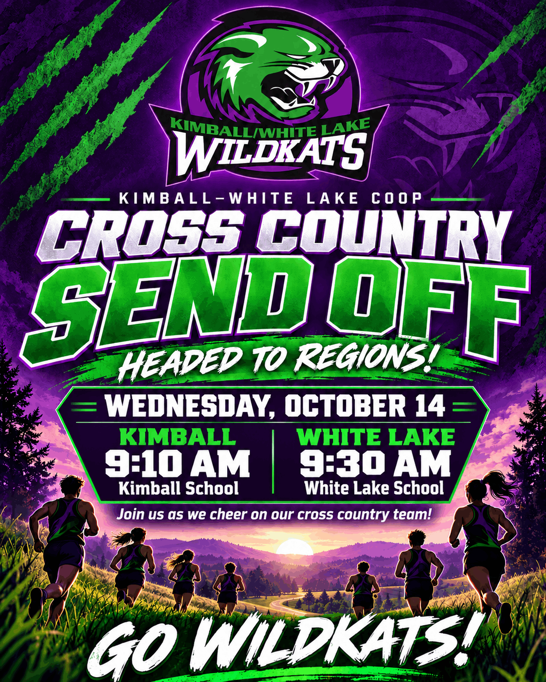 Region Cross Country Send Off